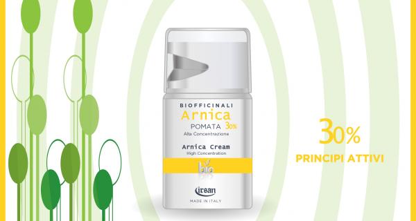 Arnica - POMATA Alta Concentrazione con Acque Termali